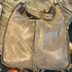 Hobo leather handbag